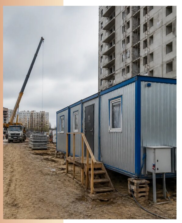 Аренда строительных вагончиков для рабочих в Когалыме